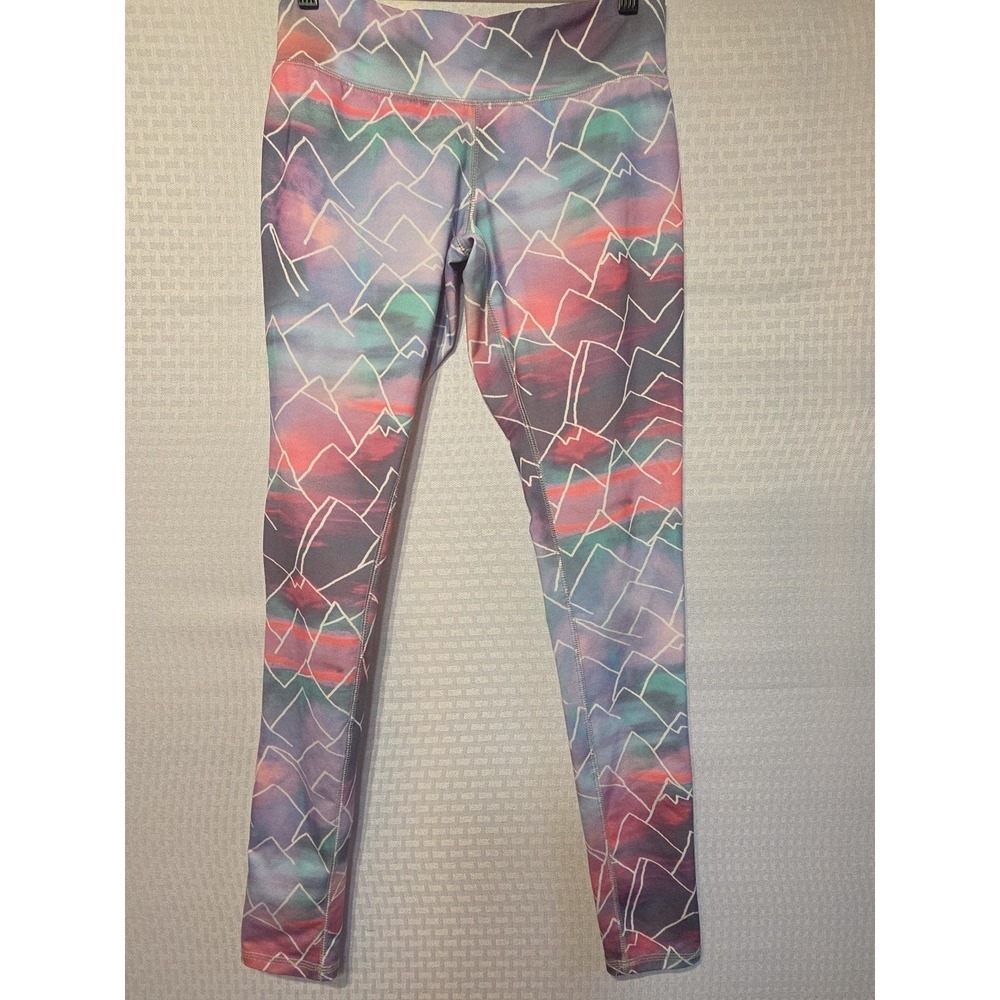 Mossimo Supply Co Womens Multicolor Abstract Print‎ Y2K Stretch Leggings